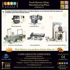 Fresh Banana chips production line