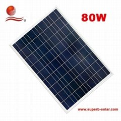 80w polycrystalline solar panel