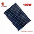 100W polycrystalline  solar panel