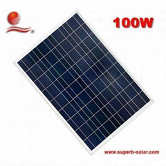 100W polycrystalline  solar panel