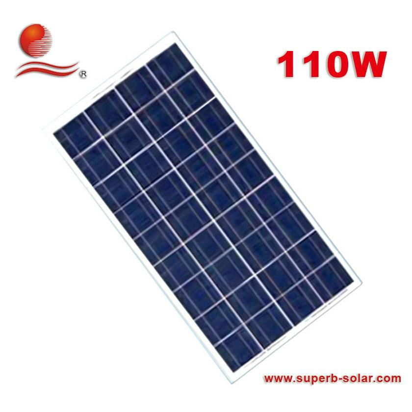 110W polycrystalline solar panel