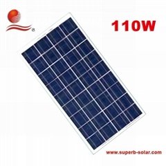 110W polycrystalline solar panel