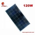 120W polycrystalline solar panel