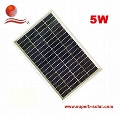 5W polycrystalline solar panel