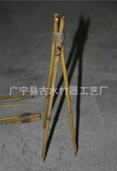Tripod bamboo trellis