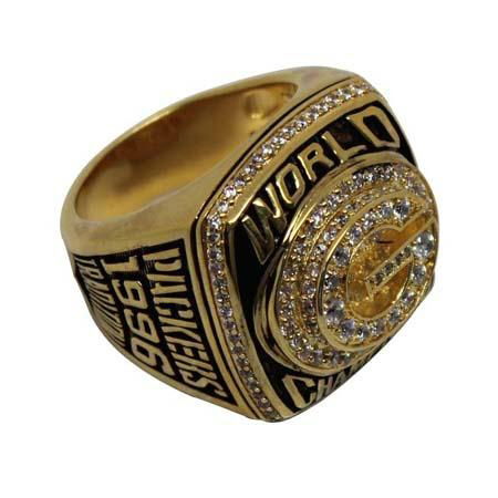 NFL 1996 Green Bay Packers Super Bowl World ChampionShip ring, rare 3