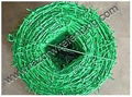 PVC,PE coated barbed wire,stoving