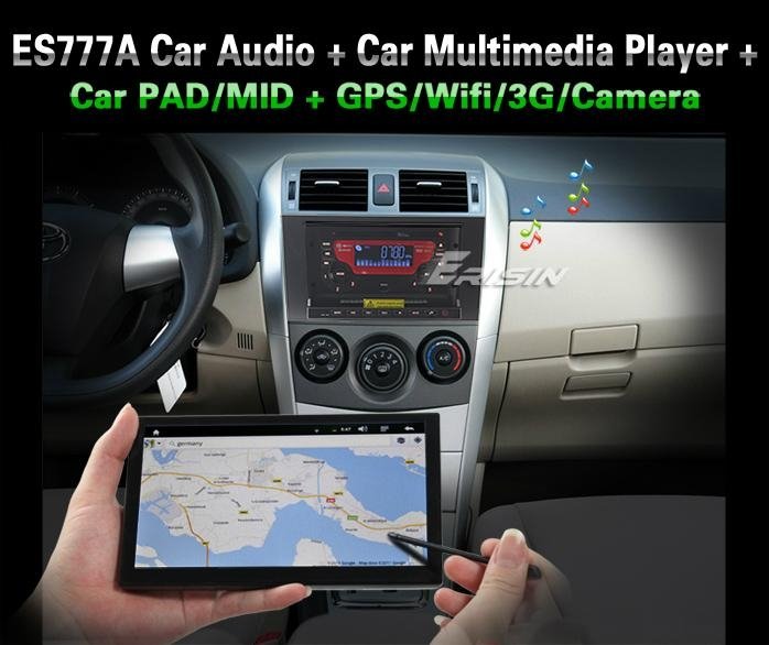 Erisin ES777A WiFi 3G Car Radio with Android GPS 2