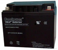 deep cycle battery12V-38AH