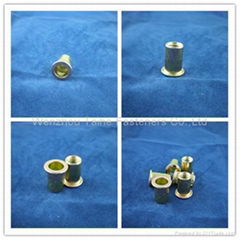 m8 flat head knurled body rivet nut