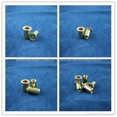 m4 flat head round body rivet nut