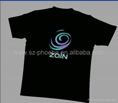 High Brightness Flashing El Panel T-shirt