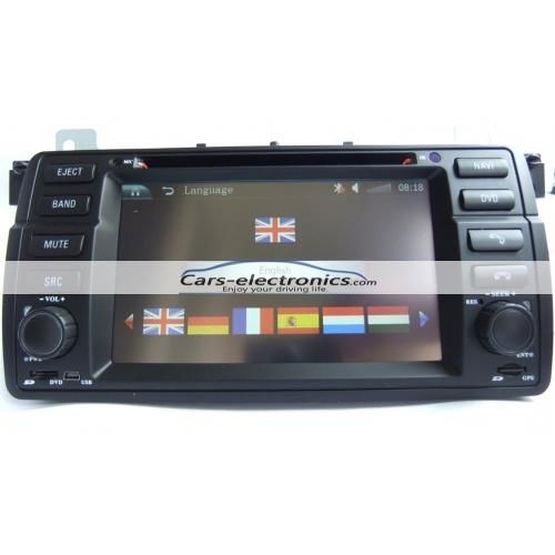 Double DIN BMW E46 DVD Player with GPS Navigation for BMW 3 Series E46 4