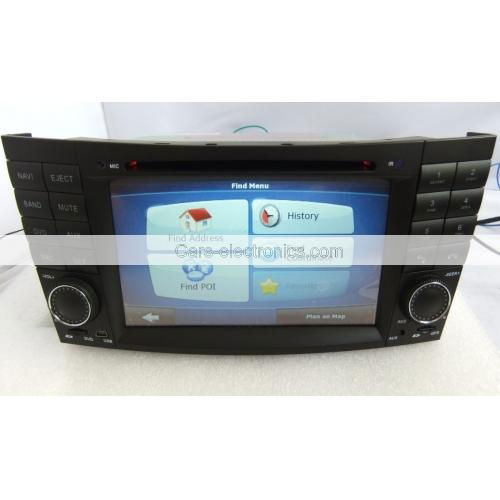 2 Din Benz W211 DVD Player - E Class Benz W211 GPS Navigation Radio Bluetooth 5