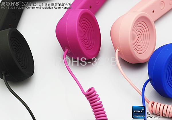 2012 new arrival high grade anti-radiation retro-handset for iphone 4