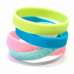 silicone bracelet/silicone wristband
