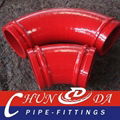 DN125 Concrete pump twin-wall elbows