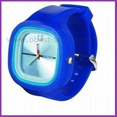 Silicone Strap Jelly Watches 