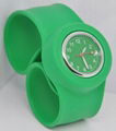 Silicone slap watches cartoo watch for Chritmas gift