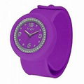 Silicone slap watches cartoo watch for Chritmas gift 2