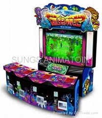 2011 Newest Demon Enemy Arcade Video Game Machine coin op