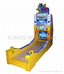 Space Bowling Kid Coin Amusement Game Machine/Bowling Equipment