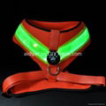 2012 unique flashing led pet harness with adjustable size 3
