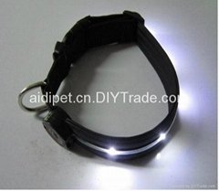 2012 hot sell led leather dog collar