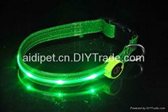 colorful high-light glow dog collars