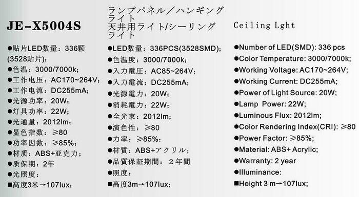 JOEL LED Ceiling Lamp 20W 3