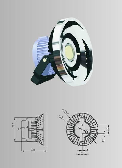 JOEL LED Tunnel Light Street Light Flood Light 100W 2