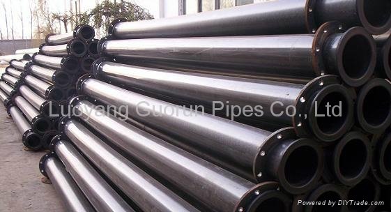 UHMWPE composit pipe for mining