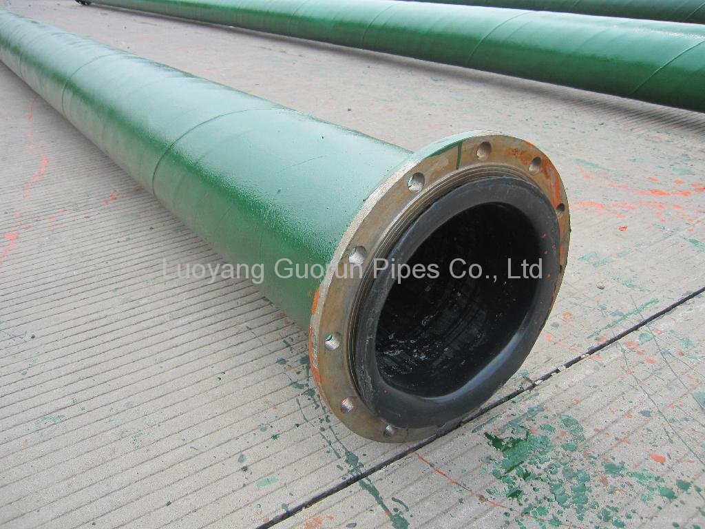rubber line pipe used to transport corrosive liquid & solid 