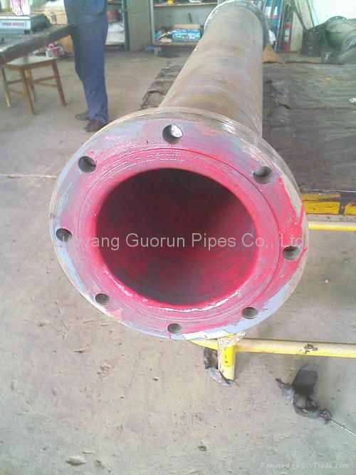 rubber line pipe used to transport corrosive liquid & solid  2