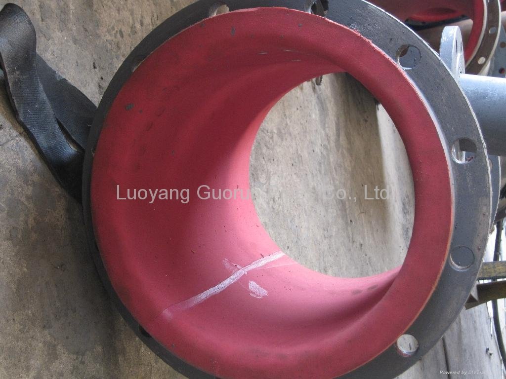 rubber line pipe used to transport corrosive liquid & solid  4