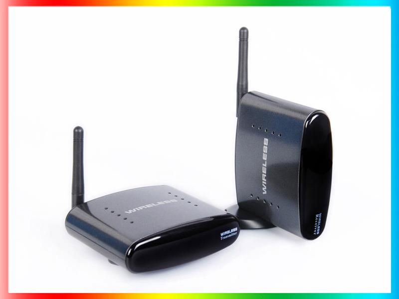 2.4GHz wireless Audio/Video transmitter&receiver, IR remote wire,250m,PAT-240