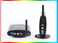 2.4GHz wireless Audio/Video transmitter&receiver, IR remote wire,250m,PAT-240 2