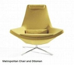 Metropolitan Chair and Ottoman