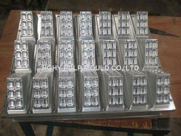 Pulp molding mold for inustrial packaging