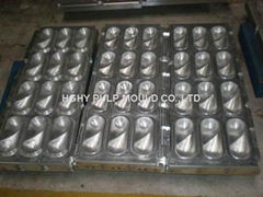 Pulp molding mold for finery pulp molding machine