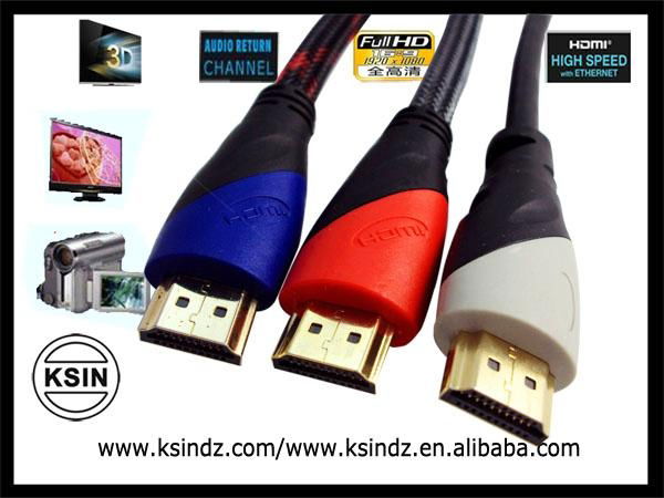 Hdmi cable  2M 1.4version 24k gold plated high speed for ethernet.