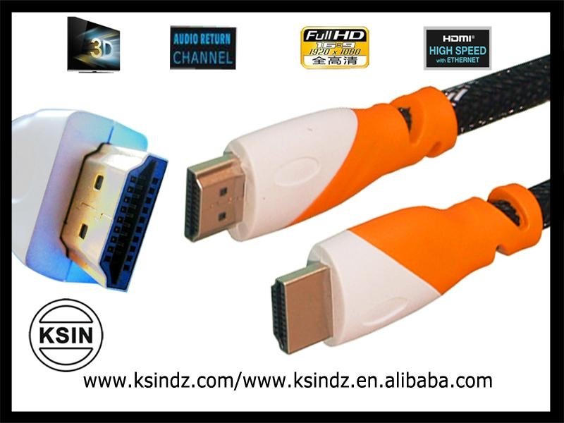 Hdmi cable  2M 1.4version 24k gold plated high speed for ethernet. 2