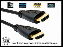 3d hdmi 1.4 2m 24k gold plated high speed and high quality.