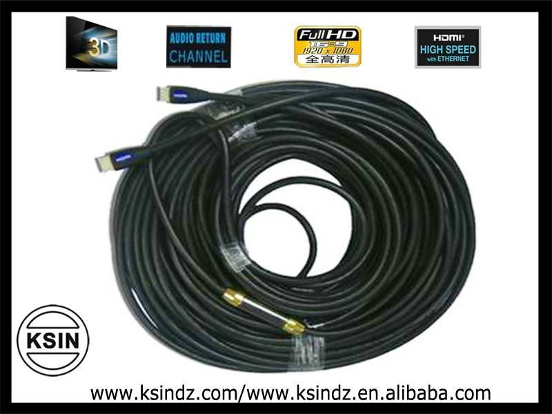 hdmi cable White 30-50m  extended cable with 24k gold plated connectors. 2