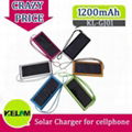 1200mAh New Solar Universal Batteries Charger for Mobile Phone Iphone Ipad PSP e