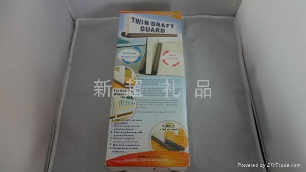Twin Draft Guard/china as seen on tv/Door Draft Stopper 
