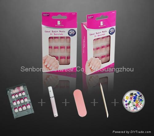 Free Shipping Fake Nail Designed Nail 3D Nail False Nail  5