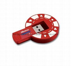Round Poker USB Stick