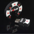 Round Poker USB Stick 3
