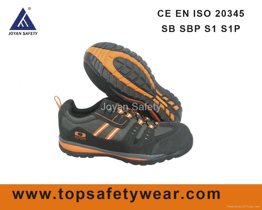 Soft Suede Leather Safety Shoes Stock for Men 4